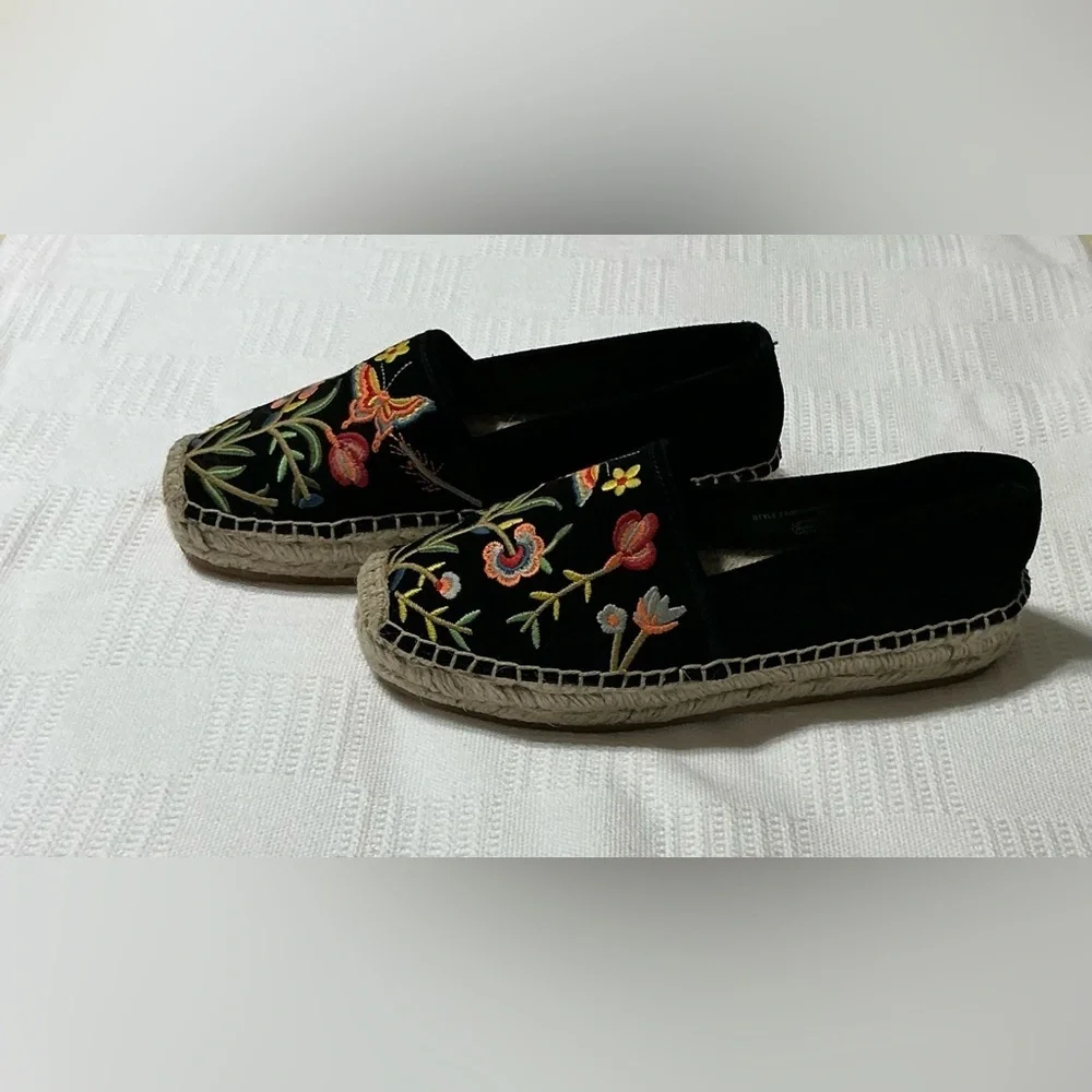 Johnny Was Embroiled Espadrilles Size 6M - Picture 5 of 13